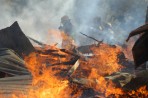 fire, flames, firefighter, Teller County, Colorado, structur